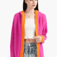 Color Piping Hem Cardigan