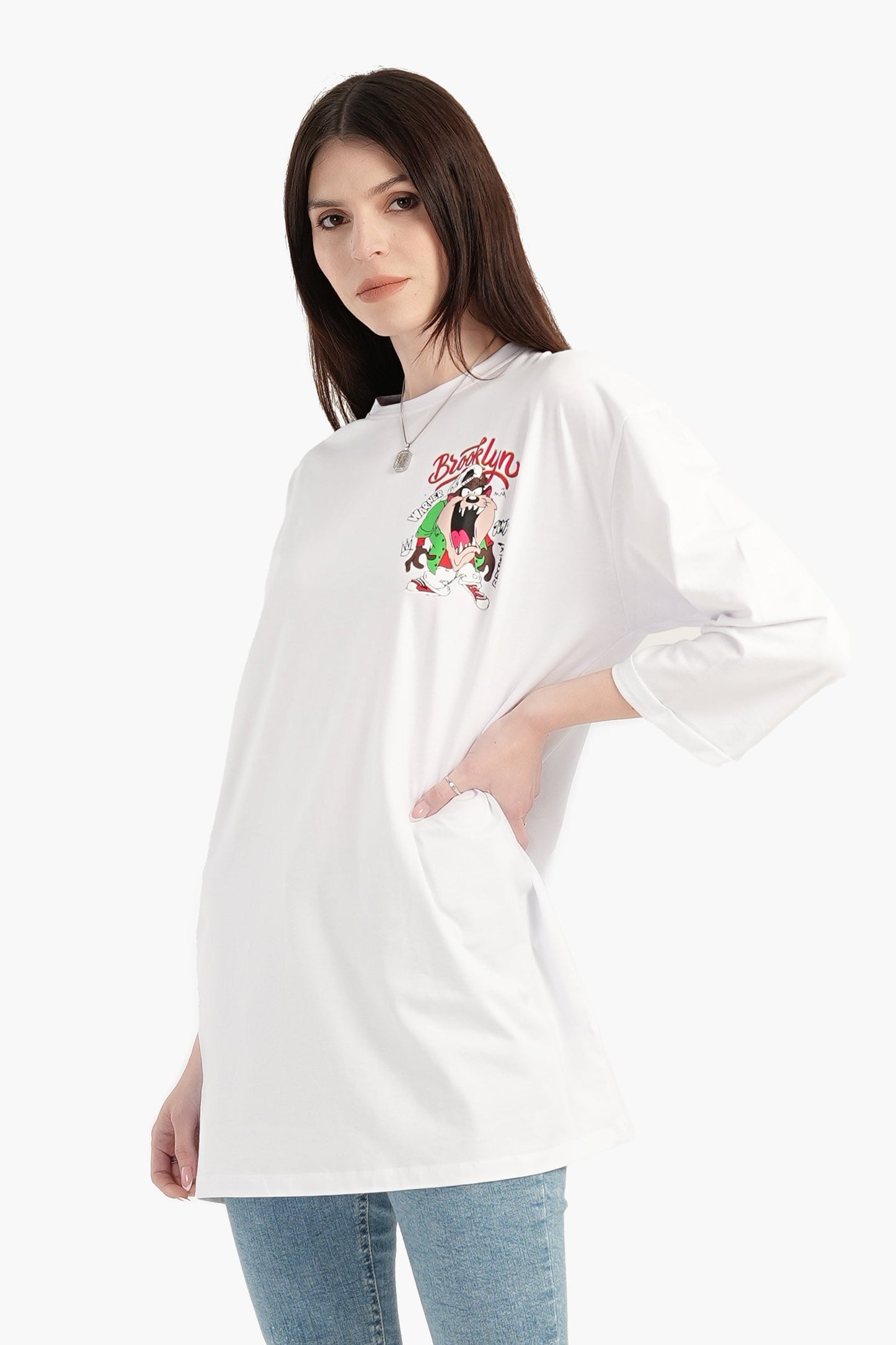 Back Printed Long T-Shirt