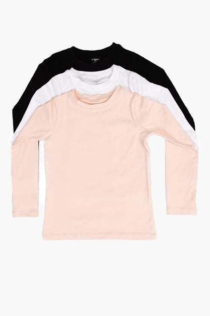 Pack of 3 Long Sleeves Tops for Teen Girls