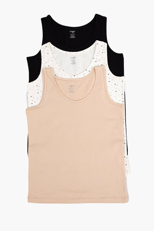 مجموعة من 3 قمصان أساسية للبنات