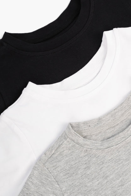 Pack of 3 Girly Short Sleeves Top