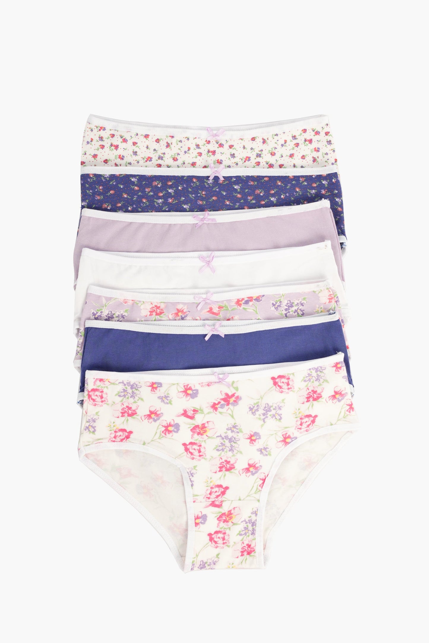 مجموعة من 7 سراويل داخلية ملونة