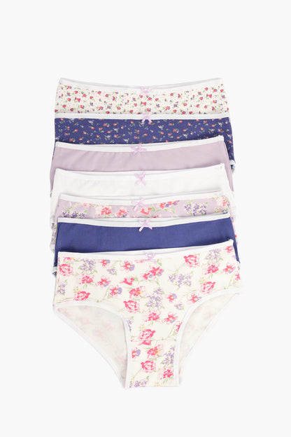 مجموعة من 7 سراويل داخلية ملونة