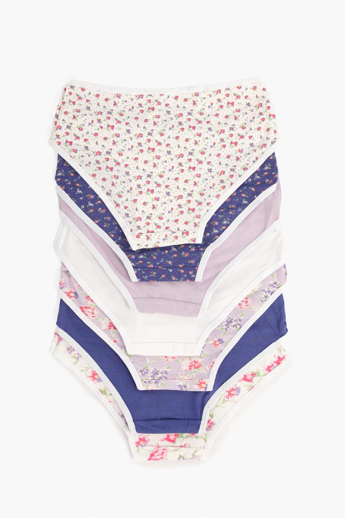 مجموعة من 7 سراويل داخلية ملونة