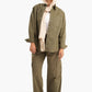 Linen Cargo Pants with Slits