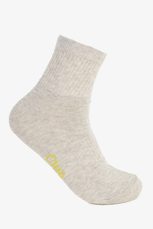 Ribbed Ankle Socks