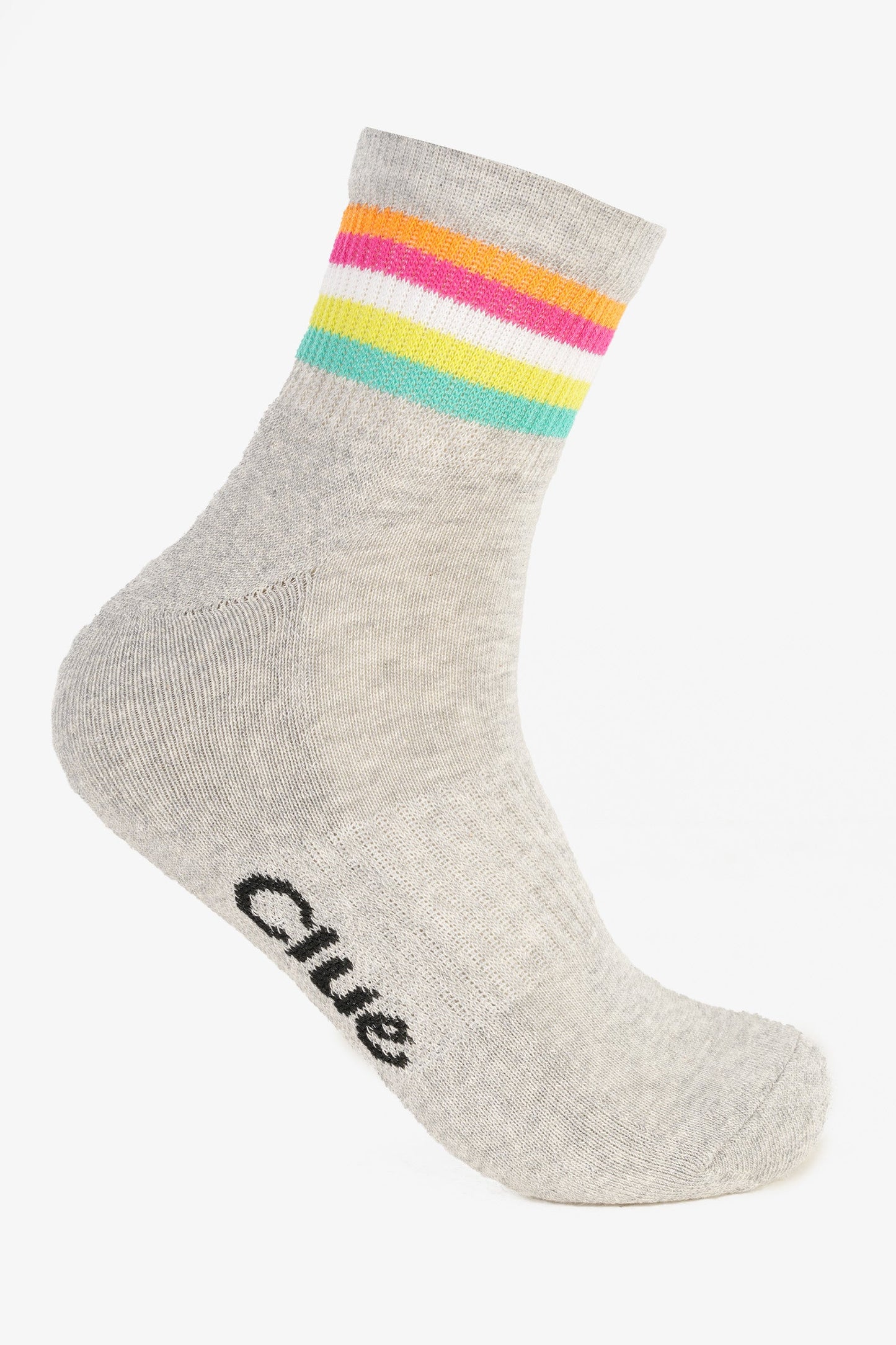 Set of 3 Pairs of Striped Quarter Length Socks