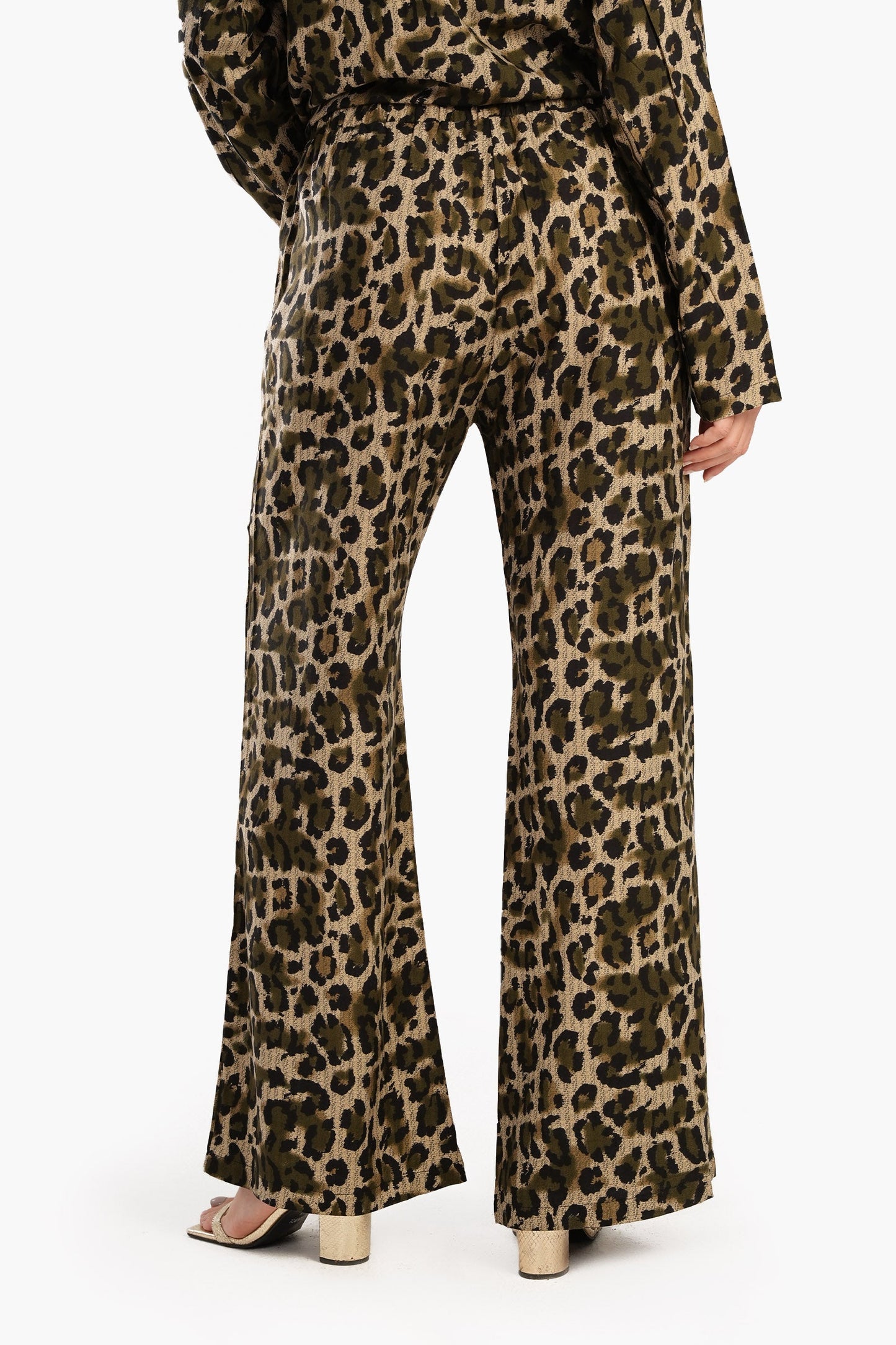 All Over Print Flare Pants