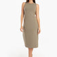 Below Knee Ribbed Dress