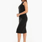 Below Knee Ribbed Dress