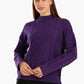 High Ribbed Neck Pullover