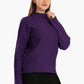 High Ribbed Neck Pullover