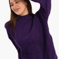 High Ribbed Neck Pullover