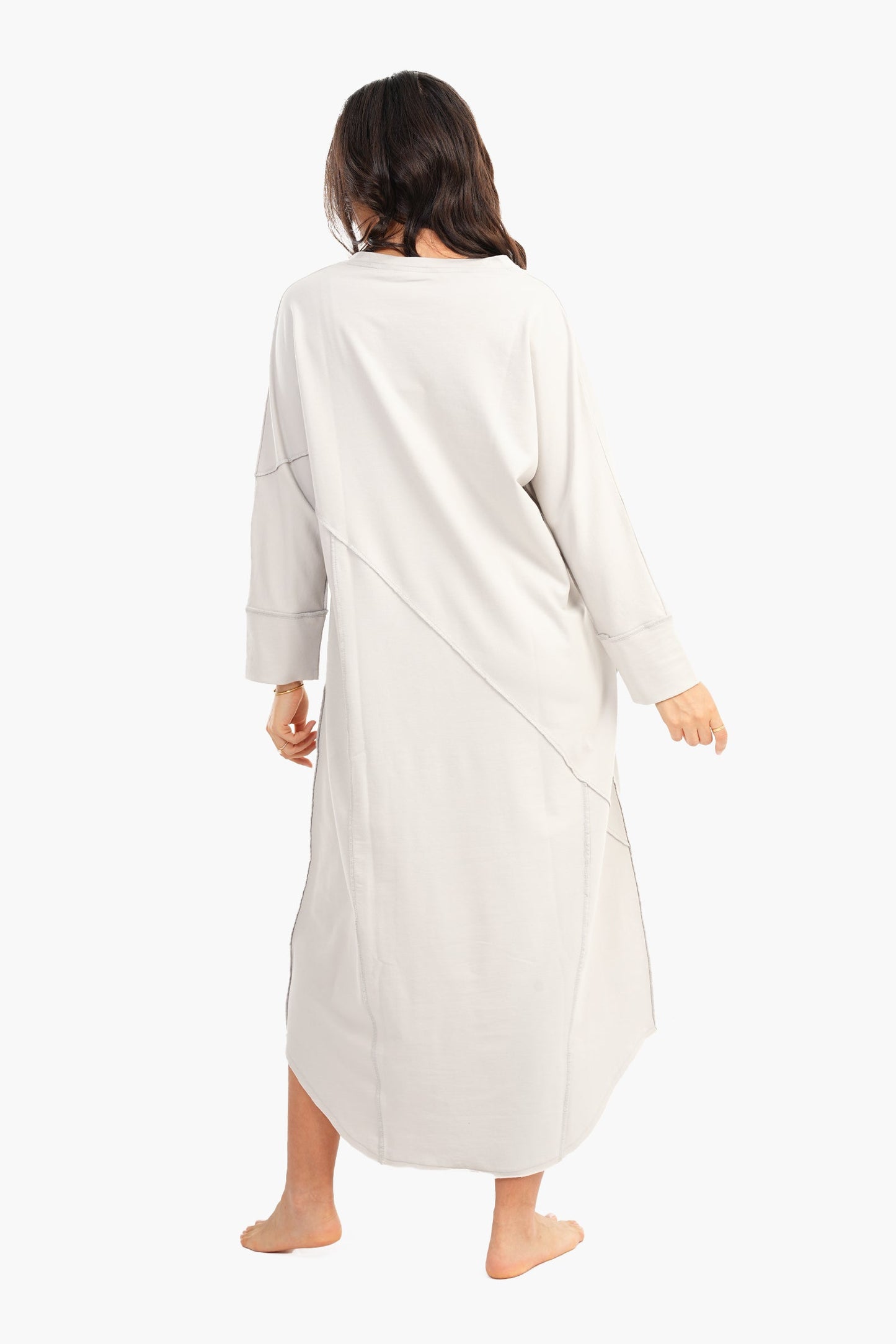 Maxi Nightgown with Round Hem