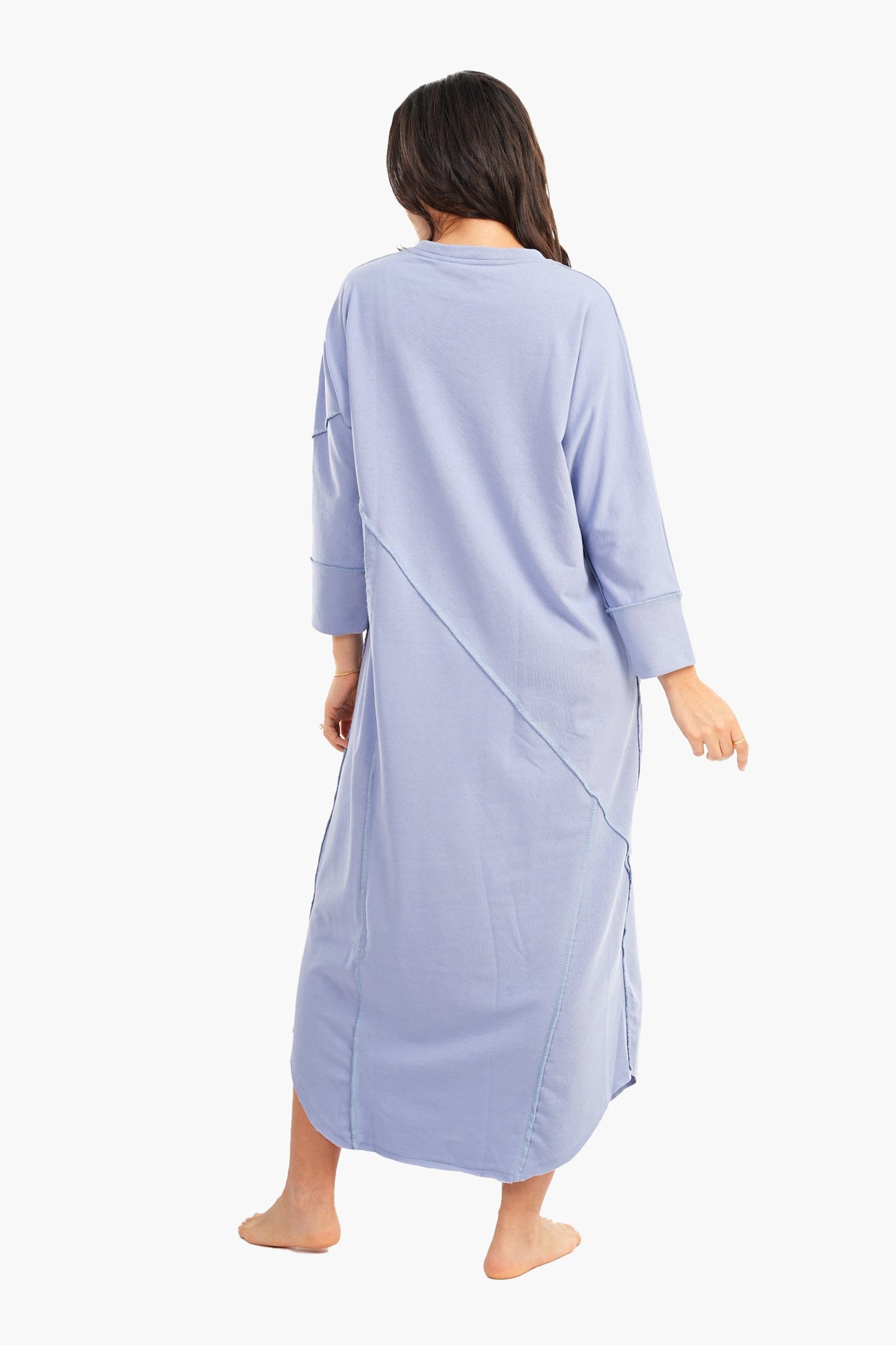 Maxi Nightgown with Round Hem