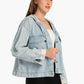 Hooded Denim Shirt