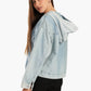 Hooded Denim Shirt