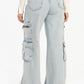 Vintage Wide-Leg Cargo Jeans