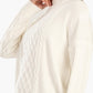 High Ribbed Neck Pullover