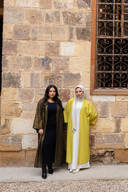 Linen Open Front Kimono