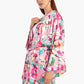 Flowery Drop Shoulder Kimono