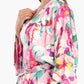 Flowery Drop Shoulder Kimono