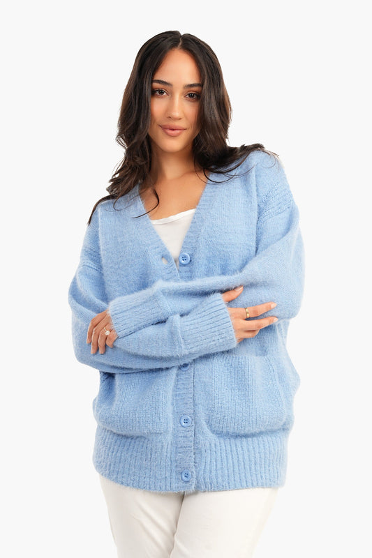 Carina Knitted Drop Shoulder Cardigan