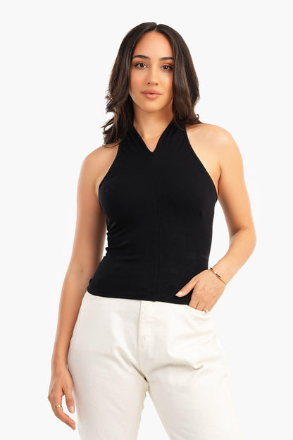 Cut-out High Neck Top - Carina - ??Ã¢â‚¬â„¢????????ÃƒÂ±??Ã¯Â¿Â½ÃƒÂ¿??Ã†â€™?ÃƒÂ¿????