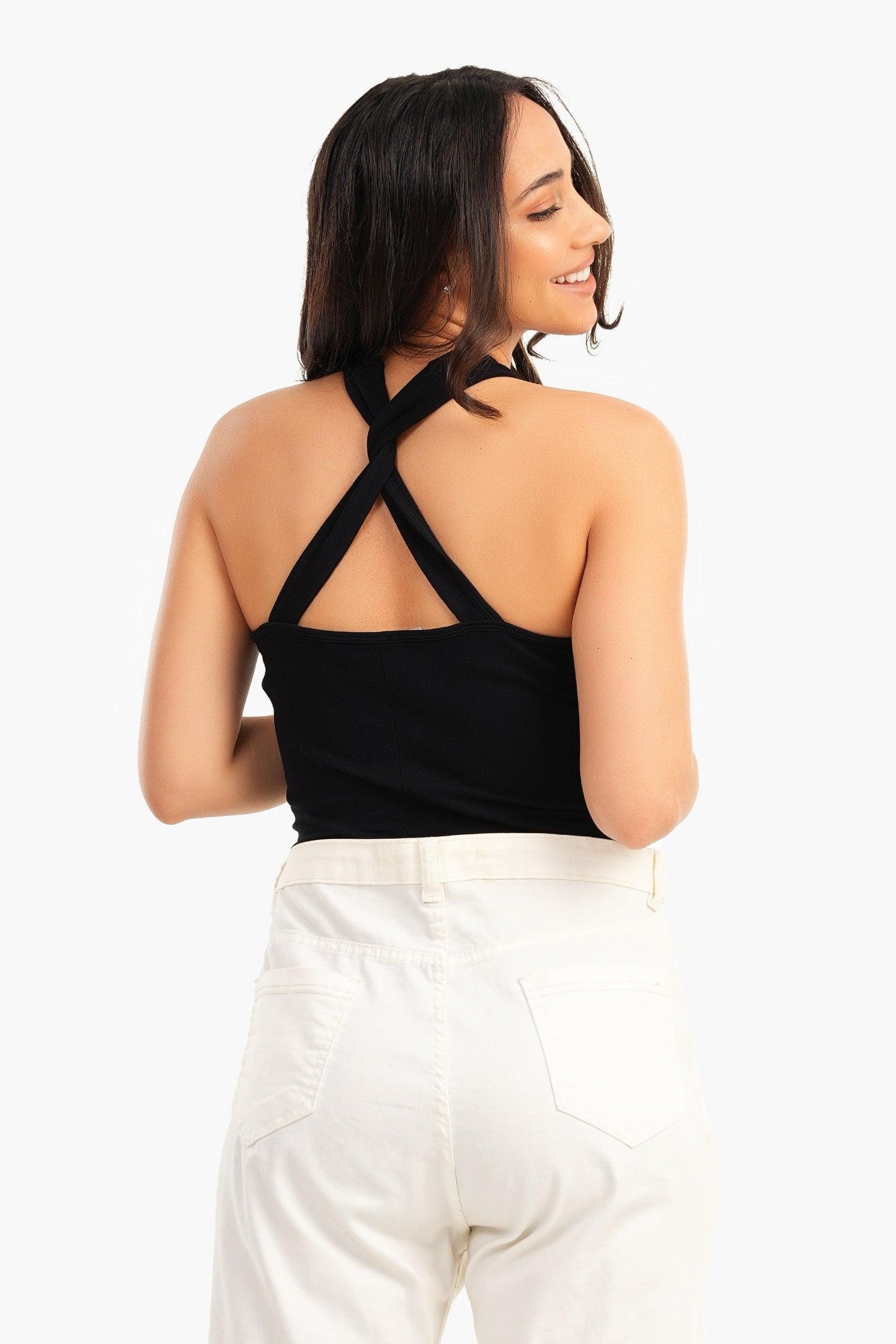 Cut-out High Neck Top - Carina - ??Ã¢â‚¬â„¢????????ÃƒÂ±??Ã¯Â¿Â½ÃƒÂ¿??Ã†â€™?ÃƒÂ¿????