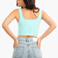 Carina Wide Strap Crop Top