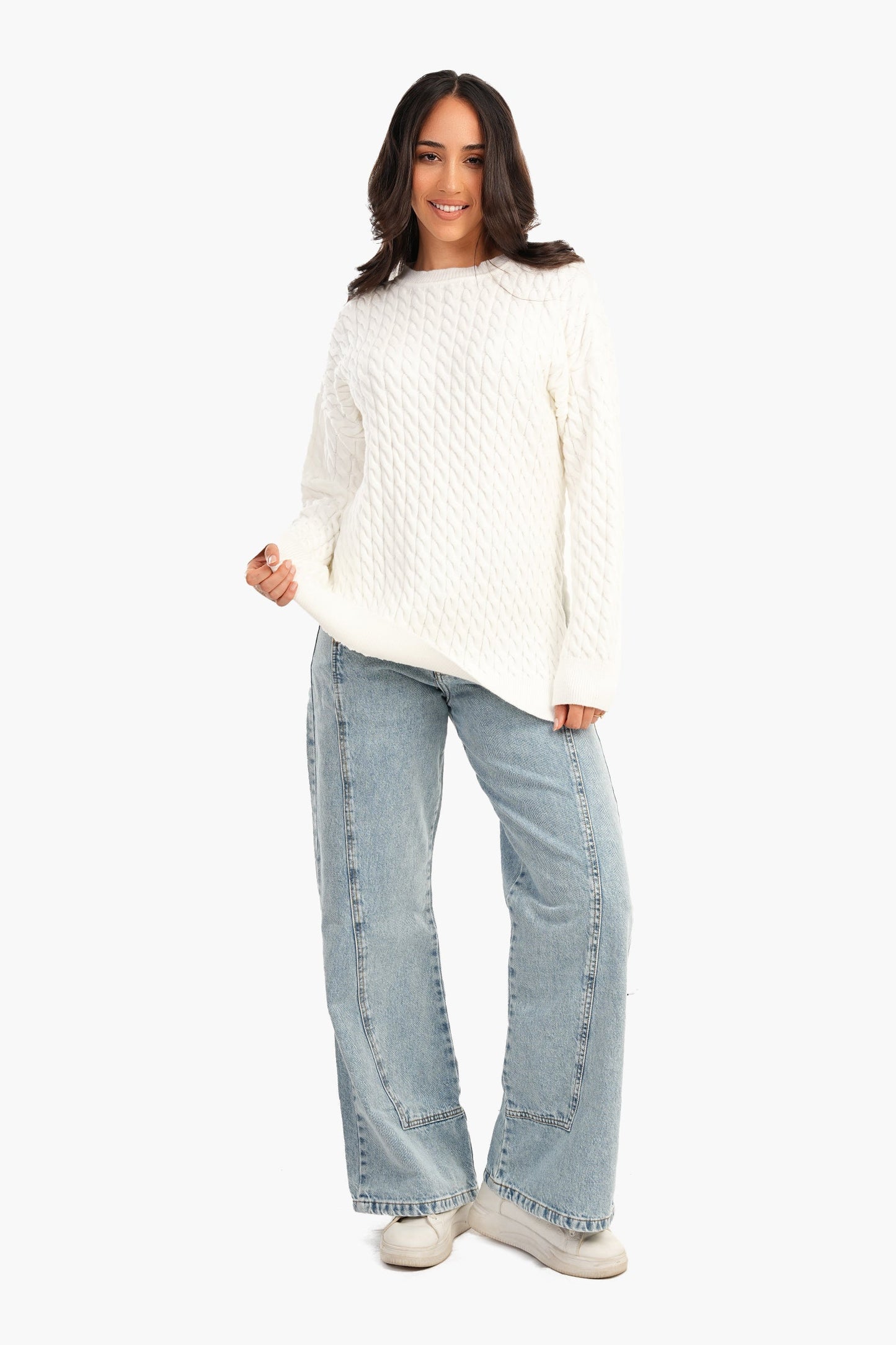 Cable Knitted Lounge Pullover