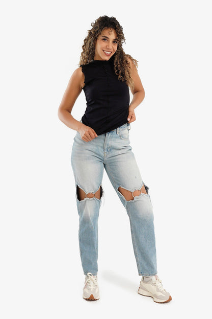 Vertical Piping Sleeveless Top - Carina - ??Ã¢â‚¬â„¢????????ÃƒÂ±??Ã¯Â¿Â½ÃƒÂ¿??Ã†â€™?ÃƒÂ¿????