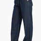 Elastic Waist Jeans with Denim Drawstring