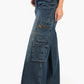 Vintage Wide-Leg Cargo Jeans