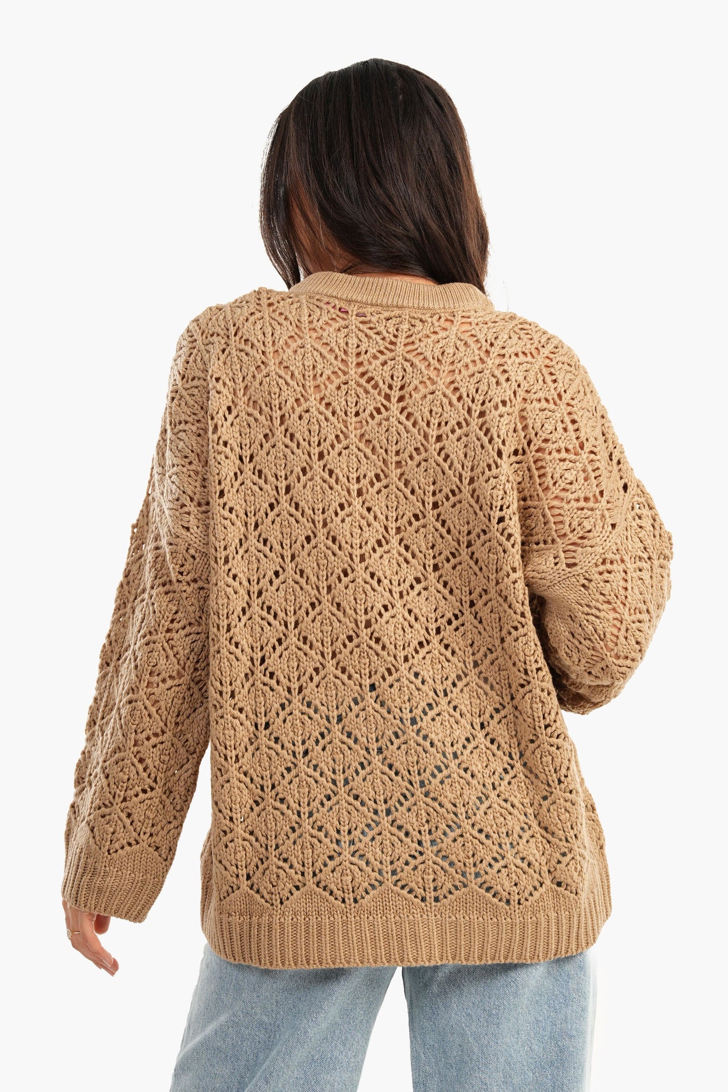 Carina Brocade Arcylic Pullover