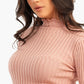 Carina Ribbed Slim Fit Pullover