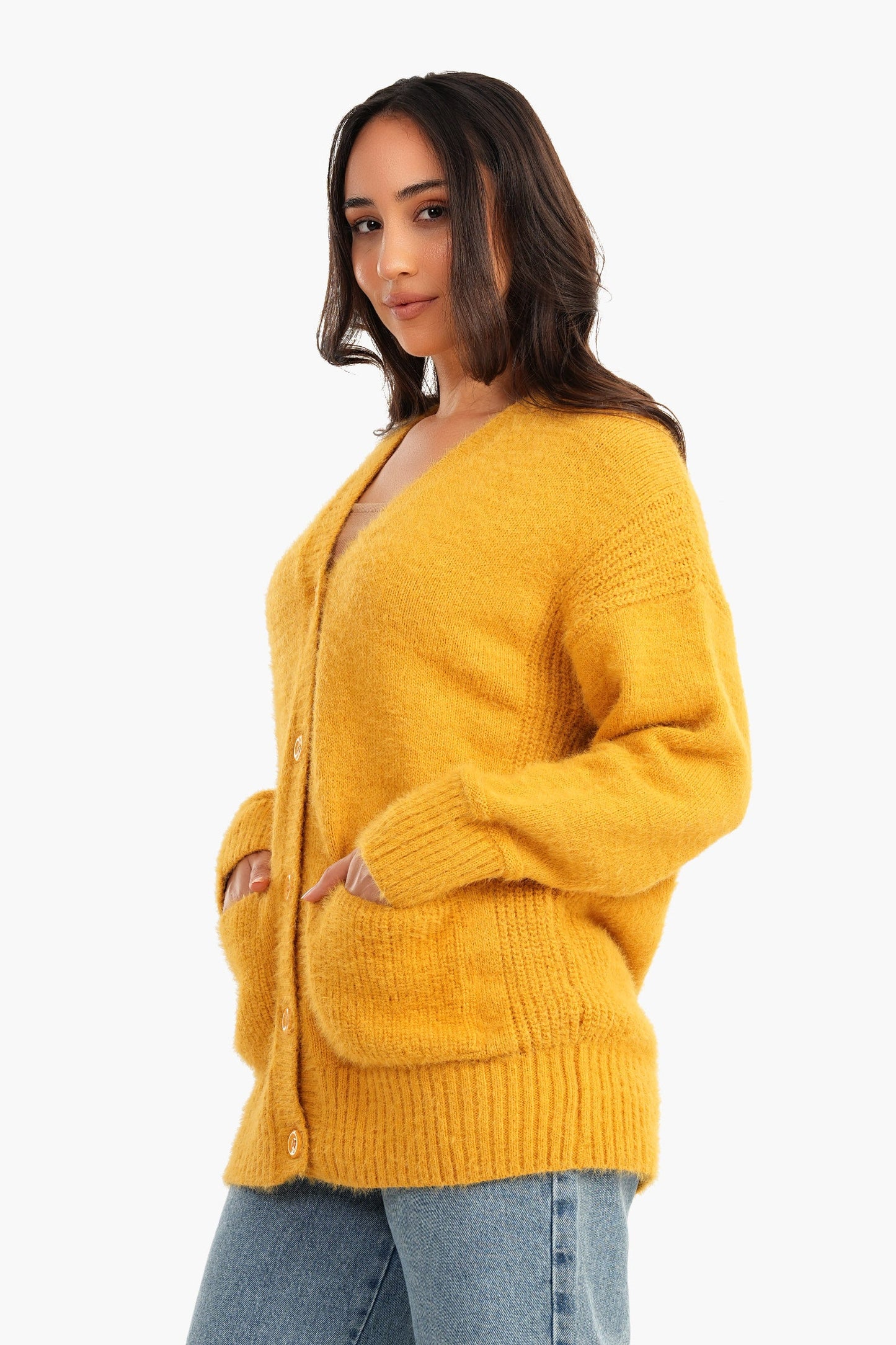 Carina Knitted Drop Shoulder Cardigan