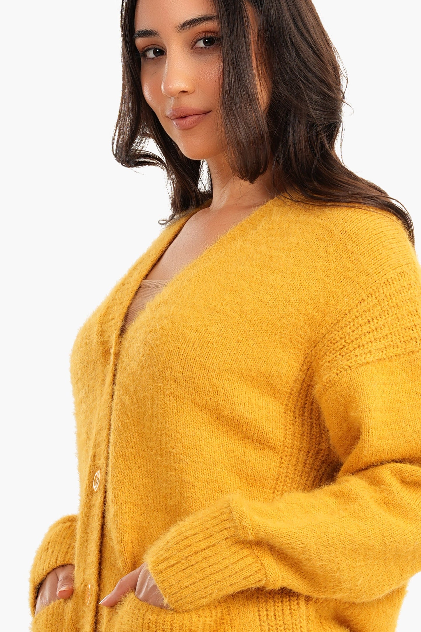 Carina Knitted Drop Shoulder Cardigan