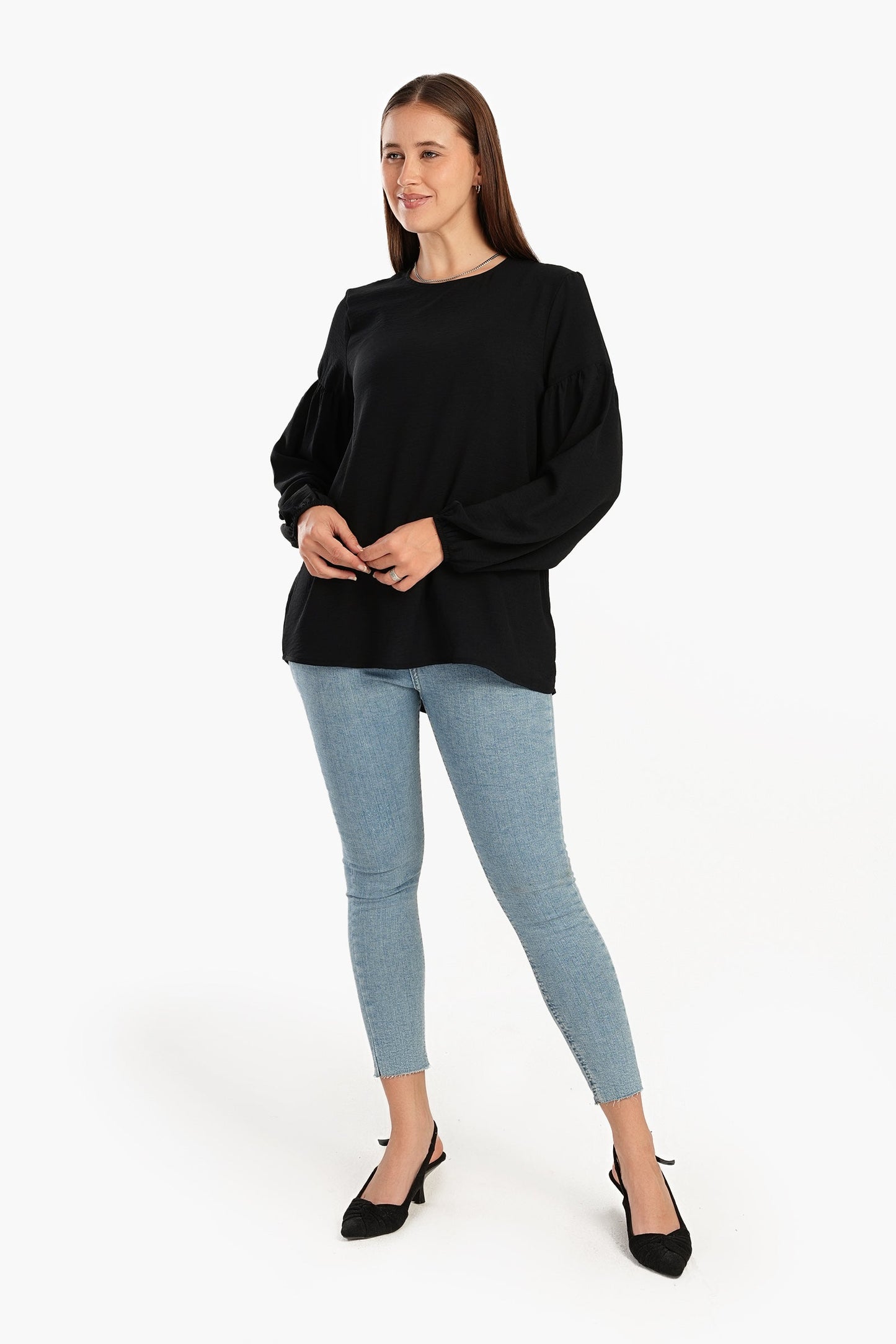 Peasant Sleeves Blouse