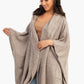 Carina Knitted Hooded Poncho