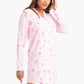 Pink Striped & Printed Nightshirt