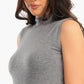 Carina Sleeveless High Neck Pullover