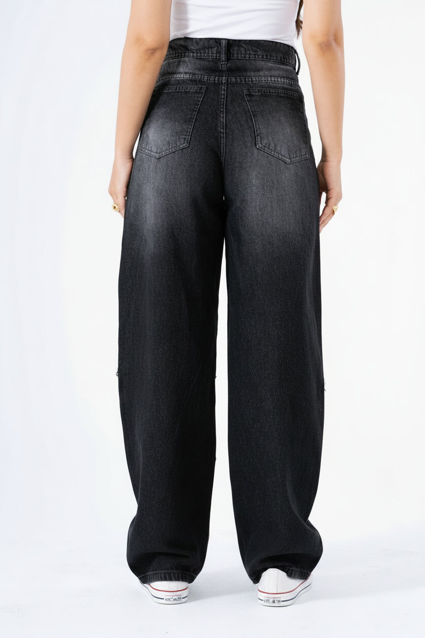 Dark Pixie Baggy Denim