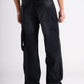 Black Carpenter Baggy Fit Jeans