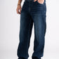 Dark Blue Carpenter Baggy Fit Jeans