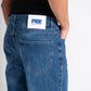 Dark Blue Straight Leg Jeans