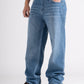 Light Blue washed Wide Leg Jeans