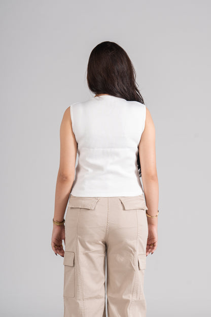 Beige Cargo Pants