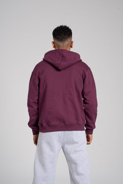 Zipper Melton Hoodie - هودي ميلتون بسحاب