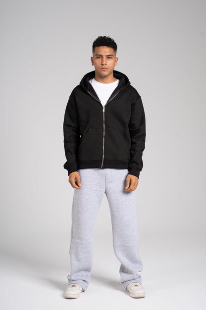 Zipper Melton Hoodie - هودي ميلتون بسحاب